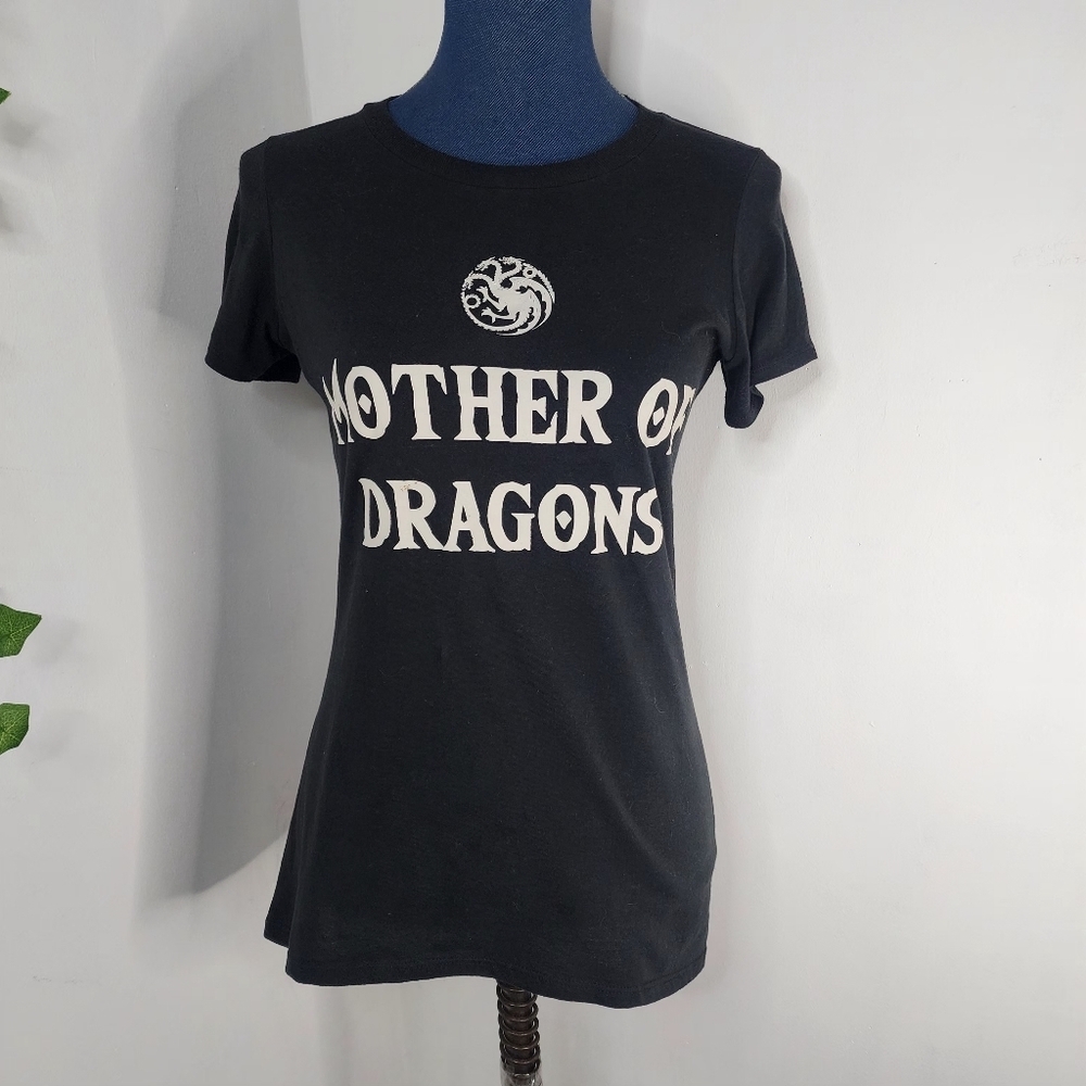 Game of Thrones Mother of Dragons Black Tshirt